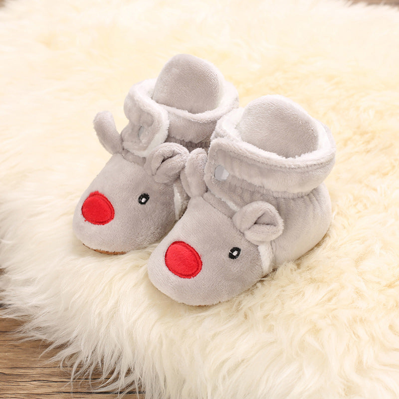 Elk Plush Shoes for 20-24 inch Reborn Dolls