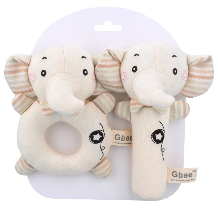 Soothing baby rocking toys made of organic cotton