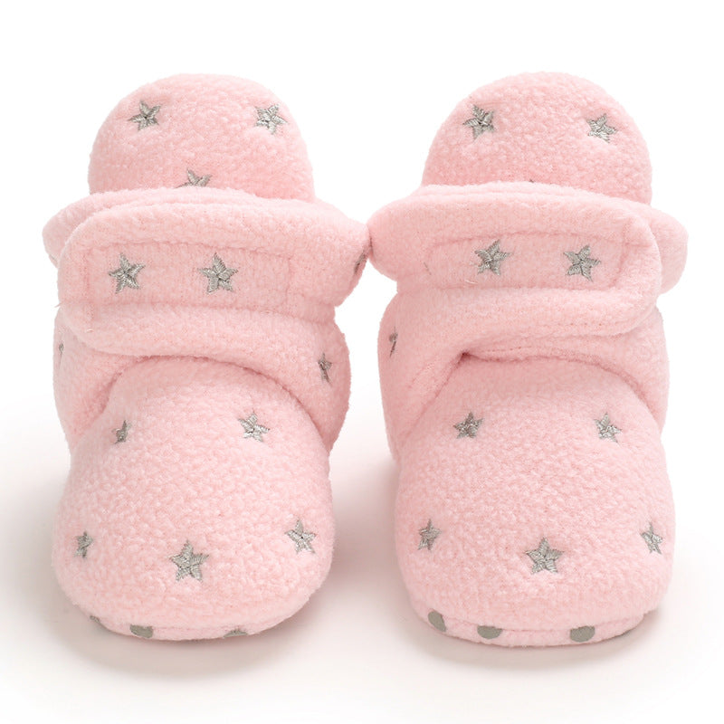 Cute plush soft sole shoes for 20-24 inch Reborn Dolls