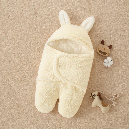 Split Legs Big Ears Plush Sleeping Bag for 16 to 24 inch Reborn Dolls