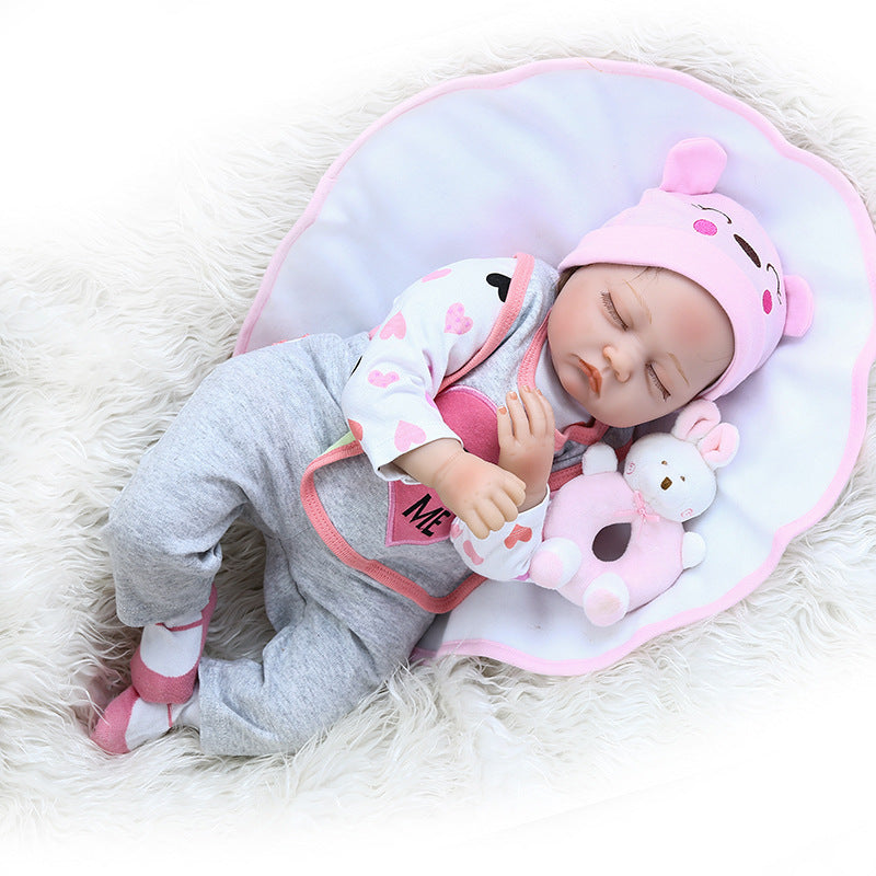 22 inches 55 cm sleeping bebe Realistic reborn baby girl doll