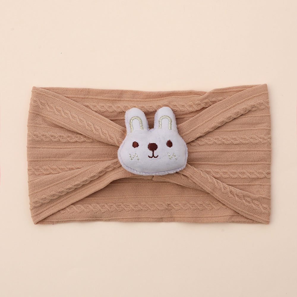 Cute nylon hair band with bunny