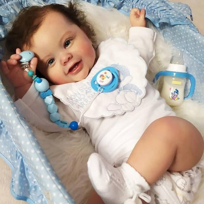 22 inch lifelike Alva Open Eyes Reborn Baby Dolls