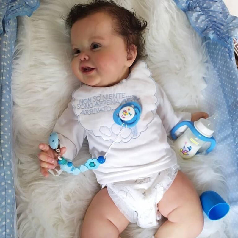 22 inch lifelike Alva Open Eyes Reborn Baby Dolls