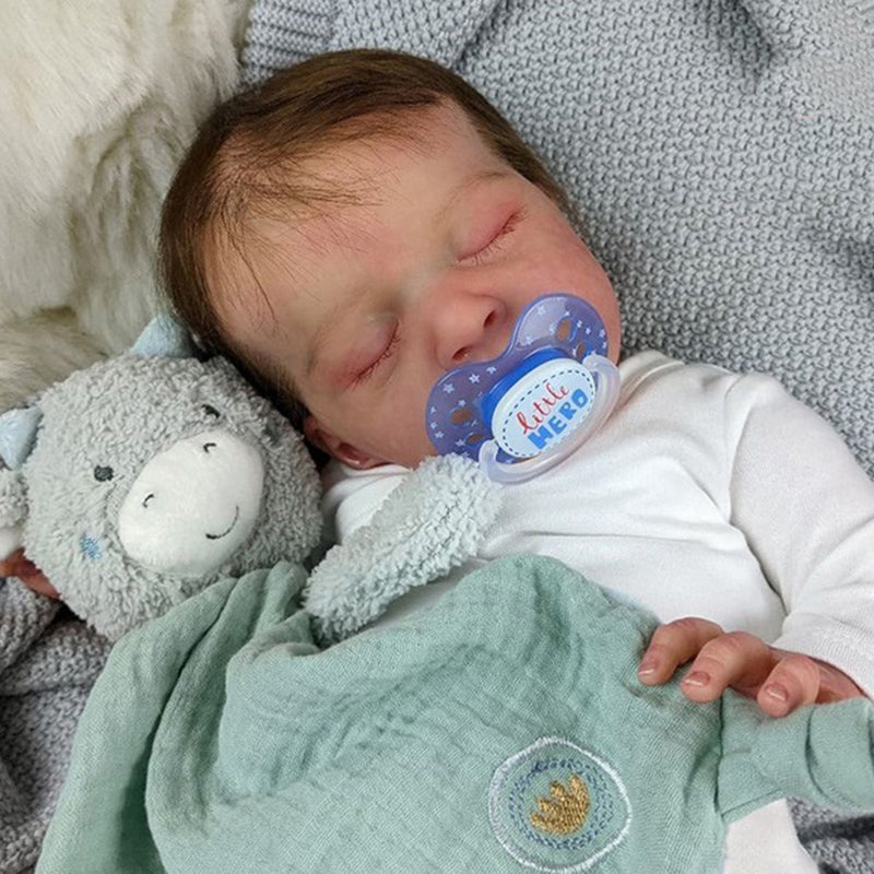 18 inch cute Milo Sleeping Reborn Baby Boy