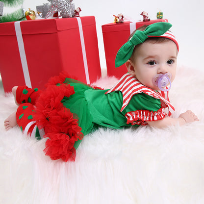 3 Piece Christmas Outfit for 21-23 Inch Reborn Dolls