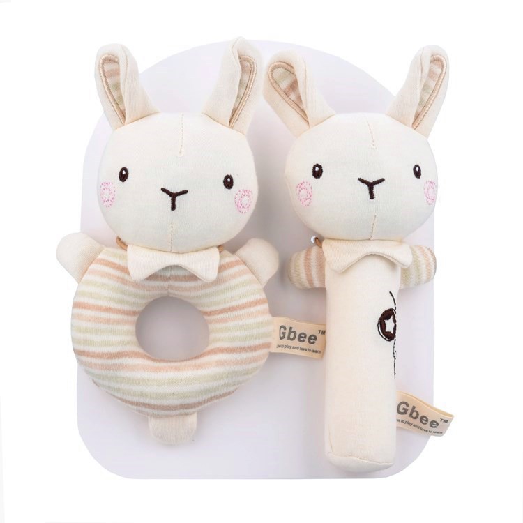 Soothing baby rocking toys made of organic cotton