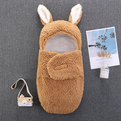 Baby Plush Sleeping Bag Big Ears for 16-24 inch Reborn Dolls