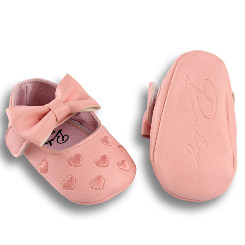 Cute heart embroidery shoes for 20-24 inch Reborn Dolls