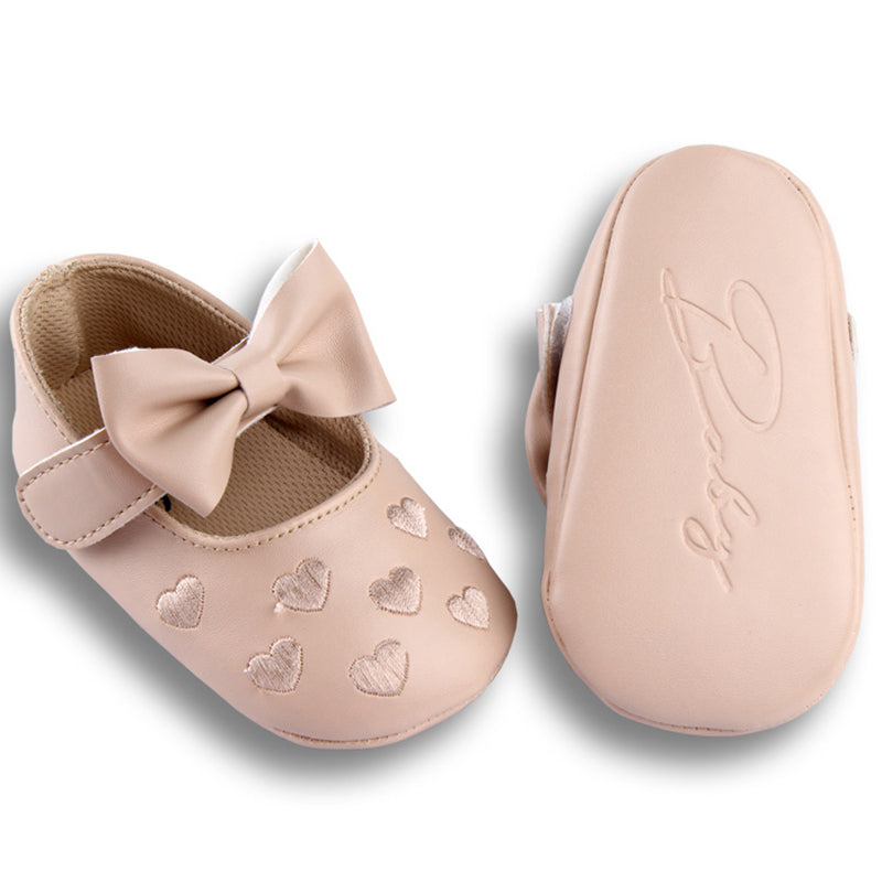 Cute heart embroidery shoes for 20-24 inch Reborn Dolls