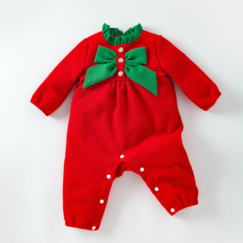 Autumn and winter Christmas suit for 27-28 inch dolls