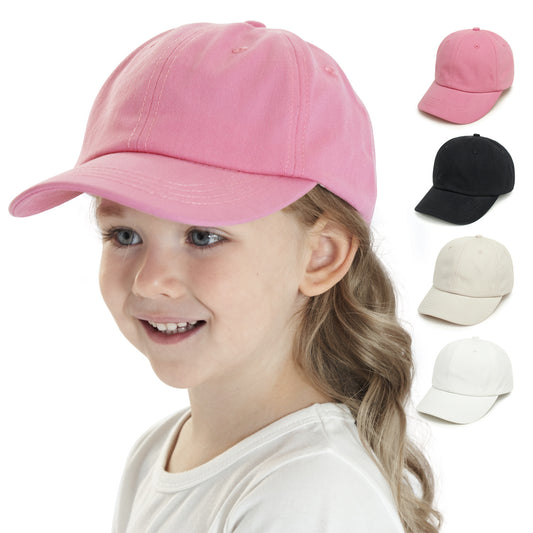 Solid color casual all-match children's cap