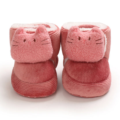 Cute plush soft sole shoes for 20-24 inch Reborn Dolls