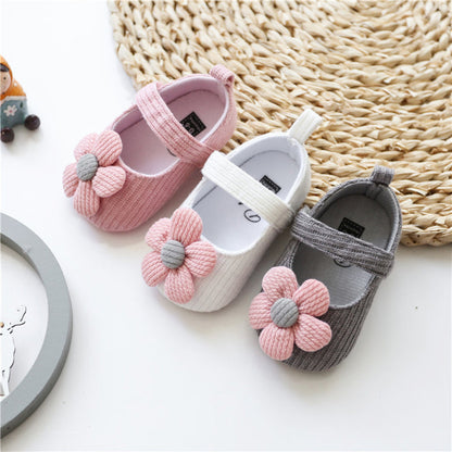 Lovely Flower Soft Sole Shoes for 20-24 inch Reborn Dolls